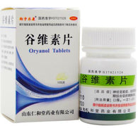 Guweisu Pian Oryzanol (10mg*100 Tablets) Climacteric syndrome Psychoneurosis Neurosis 谷维素片 RenHeTang