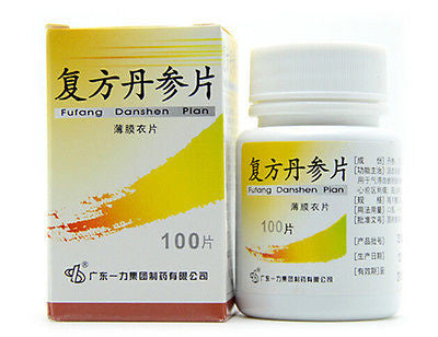 Fu Fang Dan Shen Pian (Radix Salviae Miltiorrhizae Tablet) (0.32*100 tablets) 复方丹参片/YiLi